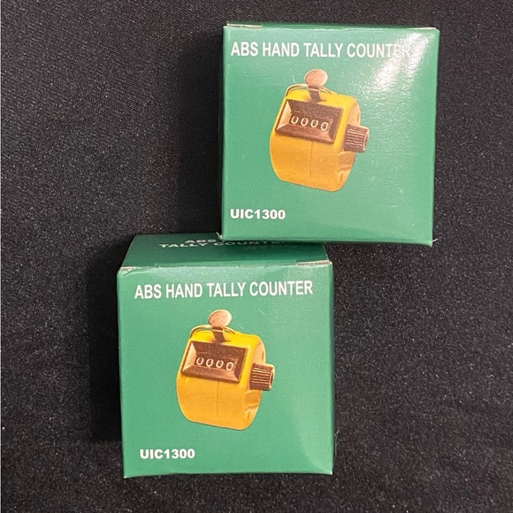 Other - Lot of 2 Colorful Hand Tally Counters